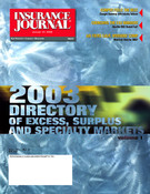 Insurance Journal Magazine January 27, 2003