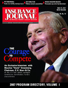 Insurance Journal Magazine May 21, 2007