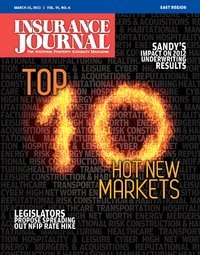 Hot New Markets; High Risk Property; Corporate Profiles - Regional Edition; 2012 Mergers & Acquisitions Summary Report; Quarterly Employee Benefits Brokerage Report