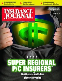 Salute to “Super Regionals"; High Risk Property & Catastrophe Coverages; Yachts and Boats; The Commissioners, Part 1
