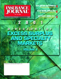 2001 Excess, Surplus and Specialty Markets Directory, Vol. I