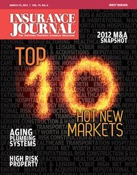 Hot New Markets; High Risk Property; Corporate Profiles - Regional Edition; 2012 Mergers & Acquisitions Summary Report; Quarterly Employee Benefits Brokerage Report