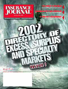 2002 Excess, Surplus and Specialty Markets Directory, Vol. I