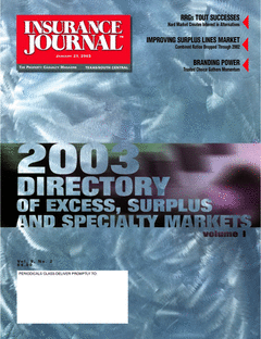 2003 E&S Directory Vol. I