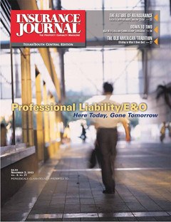 Insurance Journal South Central November 3, 2003
