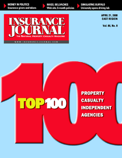 Top 100 Retail Agencies; Medical Professional Liability; Top Performing P/C Insurers: 1Q