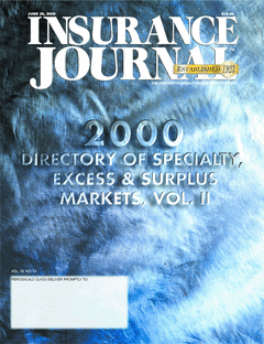 2000 Excess, Surplus and Specialty Markets Directory, Vol. I