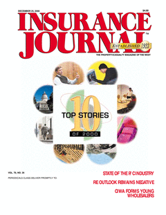 Top 10 Stories of 2000 - State of the P/C Industry