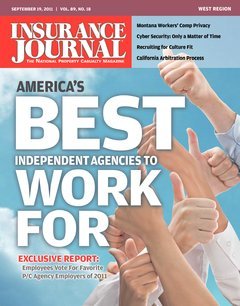 Insurance Journal West September 19, 2011