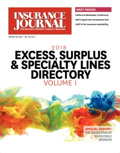 Outlook for 2018; Directory: Excess, Surplus & Specialty Markets Volume I
