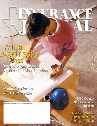 Insurance Journal Magazine November 20, 2000