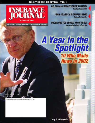 Insurance Journal Magazine December 16, 2002