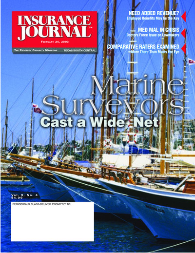 Insurance Journal Magazine February 24, 2003