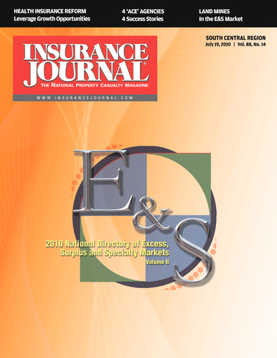 Insurance Journal Magazine July 19, 2010