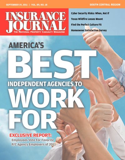 Insurance Journal Magazine September 19, 2011