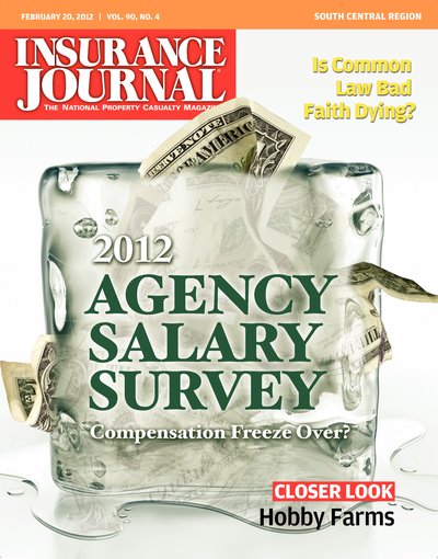 Insurance Journal Magazine February 20, 2012