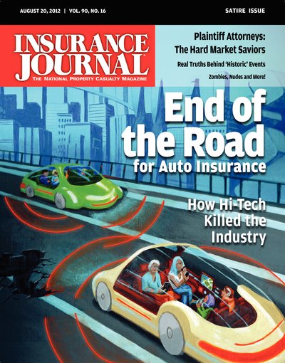 Insurance Journal Magazine August 20, 2012