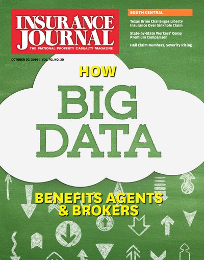 Insurance Journal Magazine October 20, 2014