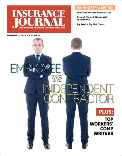 Insurance Journal Magazine September 21, 2015