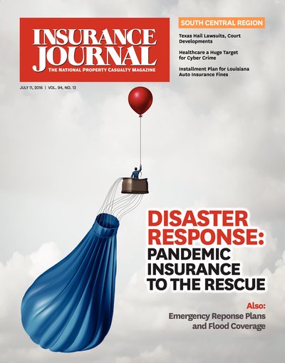 Insurance Journal Magazine July 11, 2016