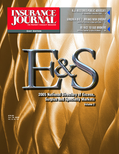 Insurance Journal Magazine July 18, 2005