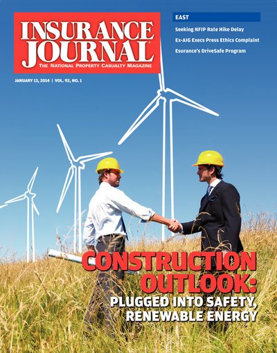 Insurance Journal Magazine January 13, 2014