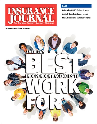 Insurance Journal Magazine October 6, 2014