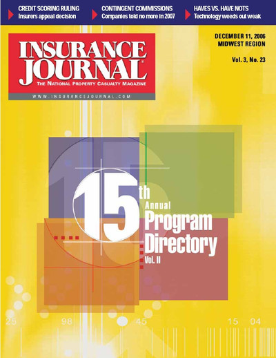 Insurance Journal Magazine December 11, 2006