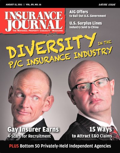Insurance Journal Magazine August 15, 2011