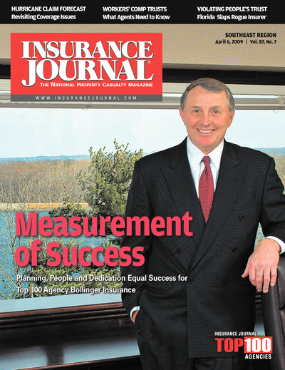 Insurance Journal Magazine April 6, 2009