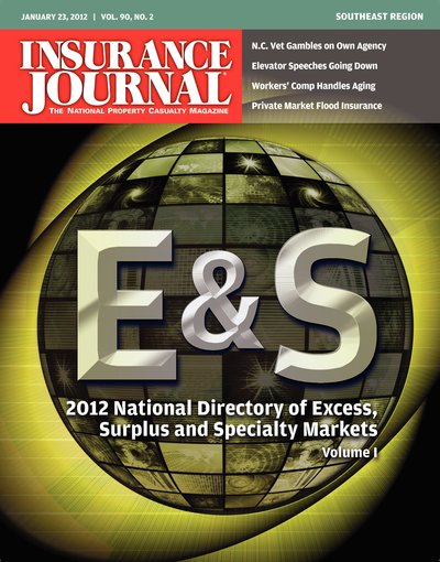 Insurance Journal Magazine January 23, 2012