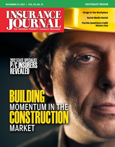 Insurance Journal Magazine November 19, 2012