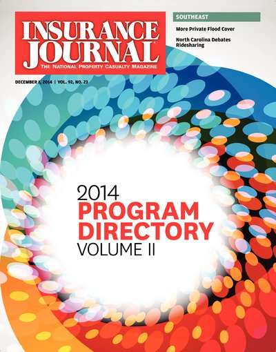 Insurance Journal Magazine December 1, 2014