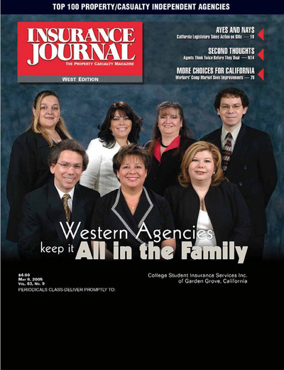 Insurance Journal Magazine May 9, 2005