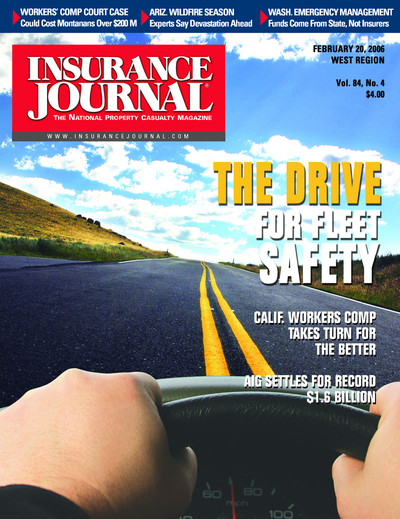 Insurance Journal Magazine February 20, 2006