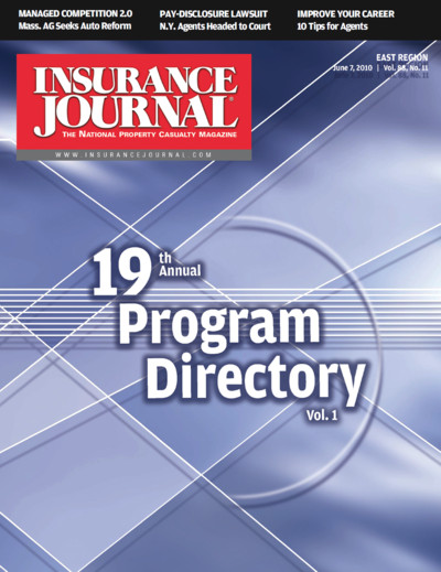 Insurance Journal Magazine June 7, 2010